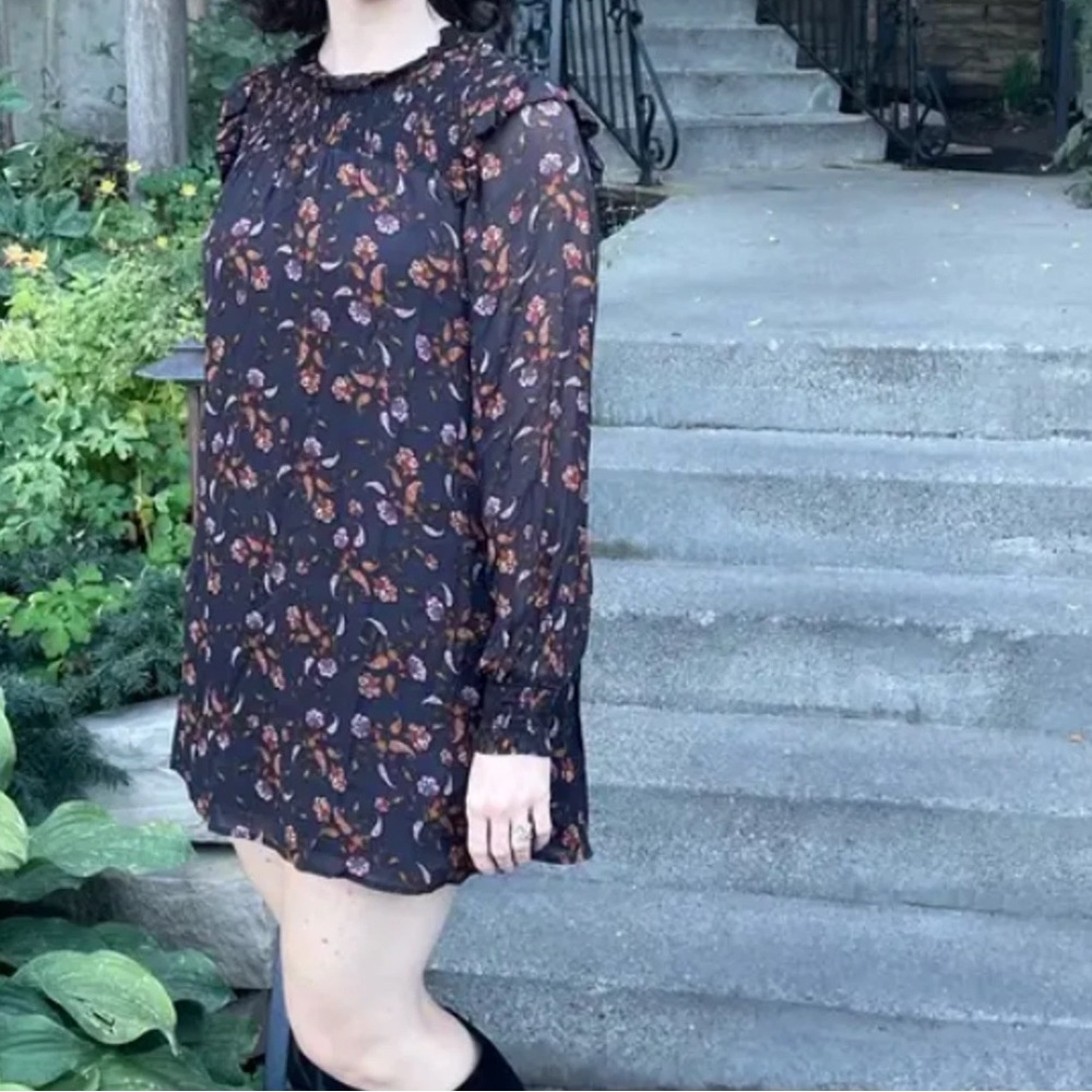 Sanctuary Floral Black Blouse